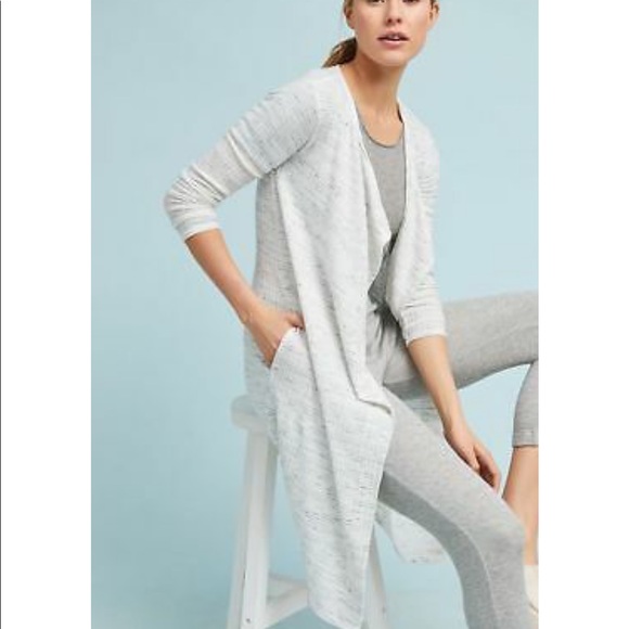 Anthro Saturday Sunday Space Die Maxi Cardigan XS - Picture 2 of 9